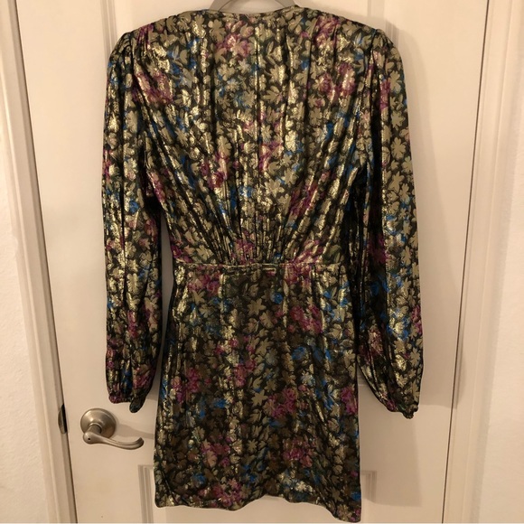 NWOT Sandro Paris luxury designer colorful dress $370 MSRP - Picture 12 of 16